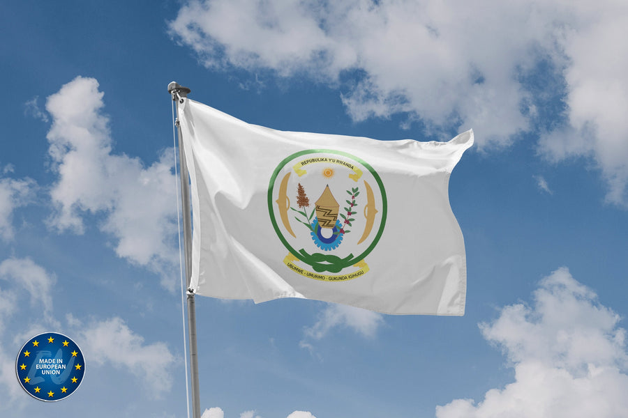 Rwanda National Emblem Flag