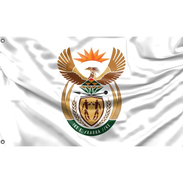 South Africa National Emblem Flag - Flag Republic