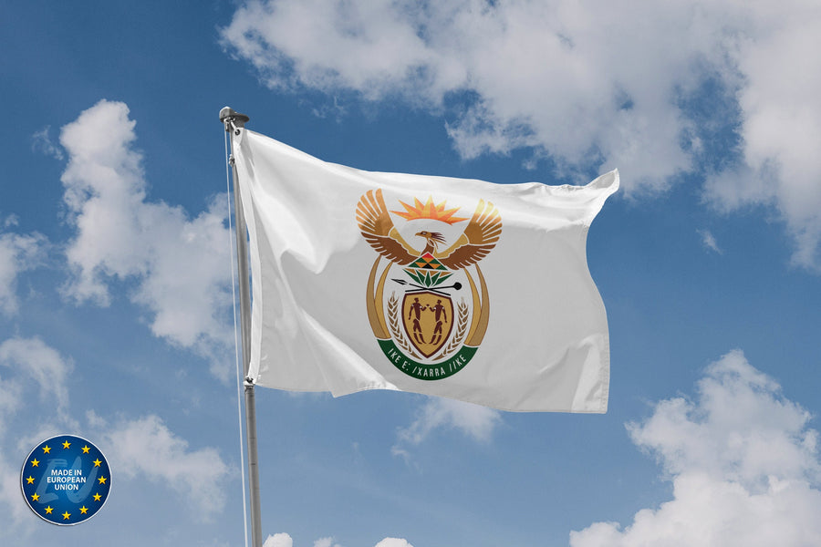 South Africa National Emblem Flag - Flag Republic