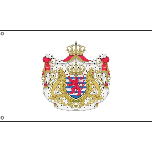 Luxembourg National Emblem Flag - Flag Republic