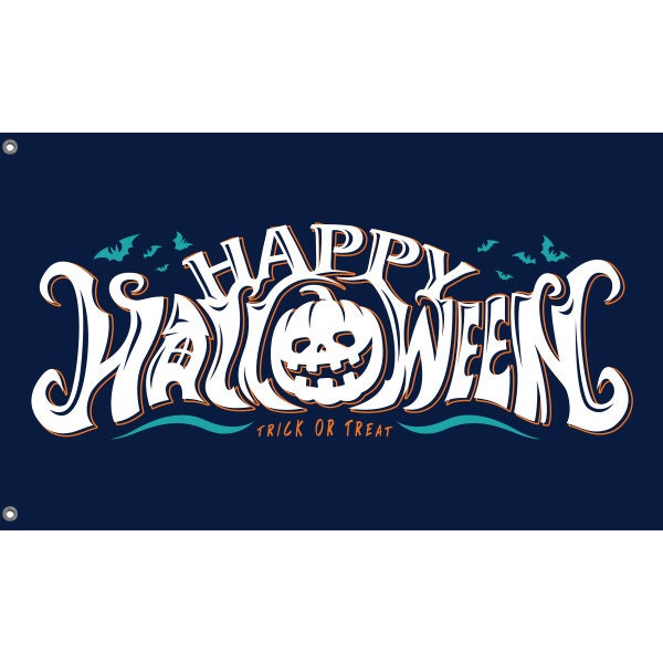 Happy Halloween Flag