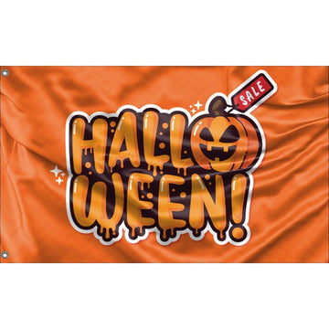 Halloween Sale Flag