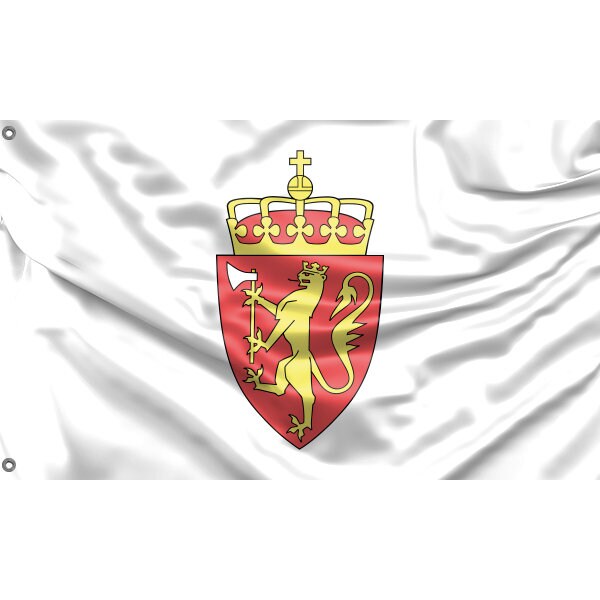 Norway National Emblem Flag