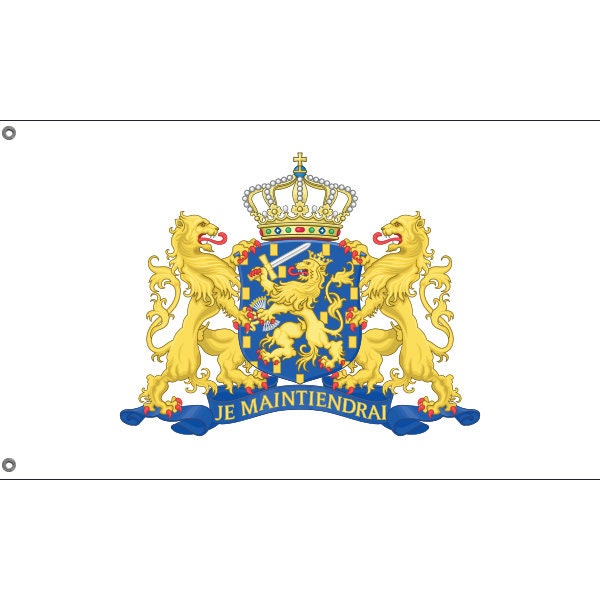 Netherlands National Emblem Flag