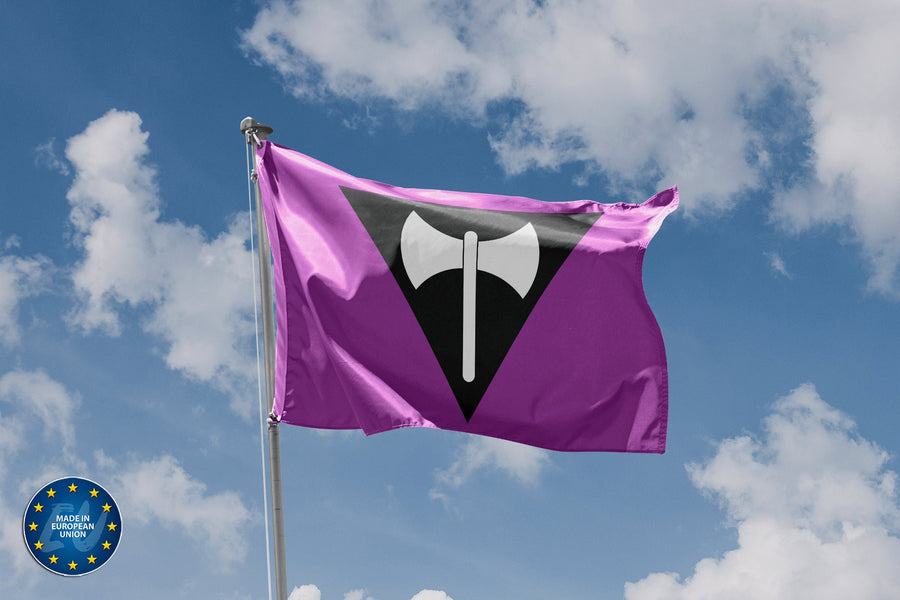 Labrys Lesbian Flag