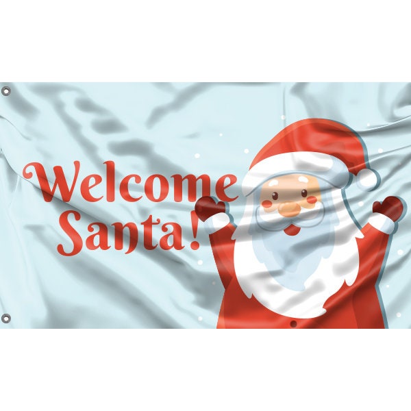 Welcome Santa Flag - Flag Republic