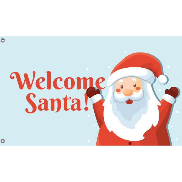 Welcome Santa Flag - Flag Republic