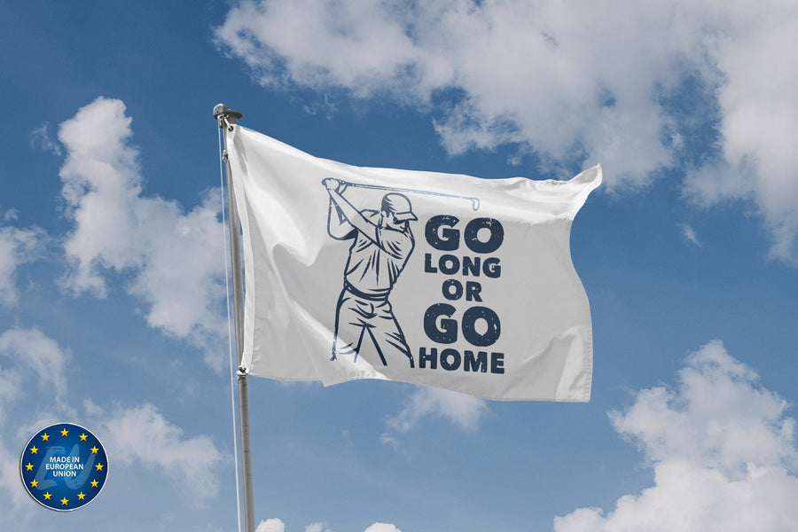 Go Long Or Go Home Flag - Flag Republic