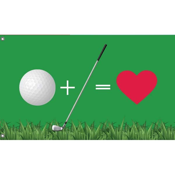 Golf Love Flag - Flag Republic