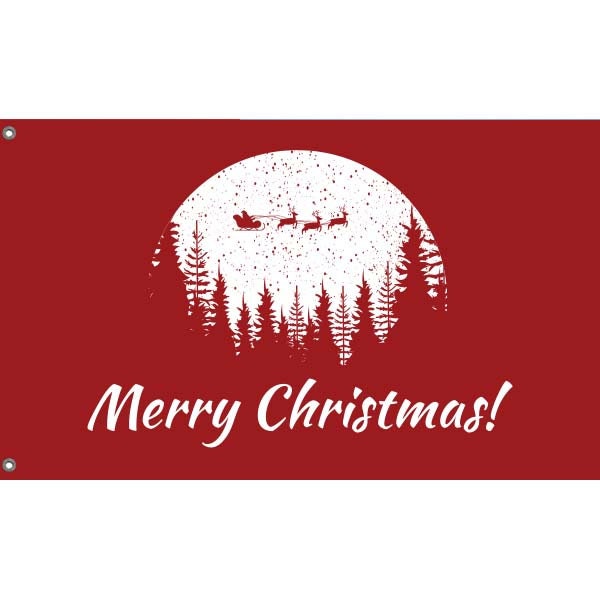 Winter Forest Christmas Flag - Flag Republic