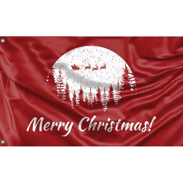 Winter Forest Christmas Flag - Flag Republic