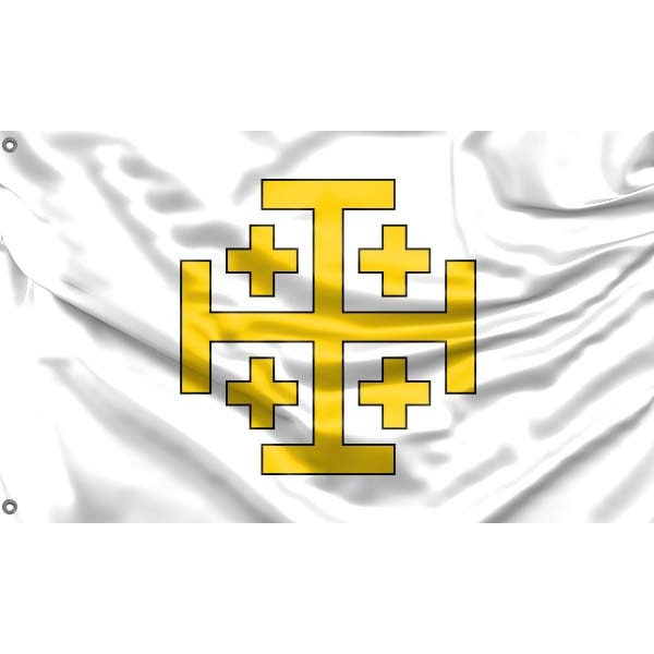 Kingdom of Jerusalem Flag - Flag Republic