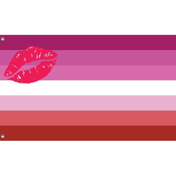 Lipstick Lesbian Flag - Flag Republic