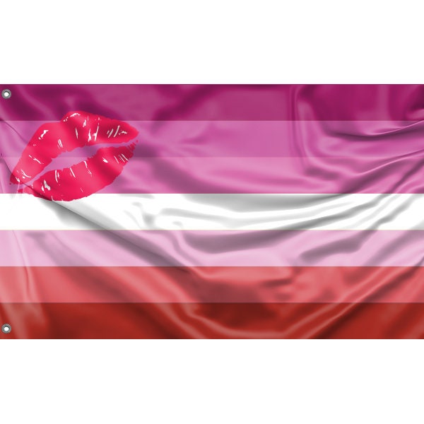 Lipstick Lesbian Flag - Flag Republic