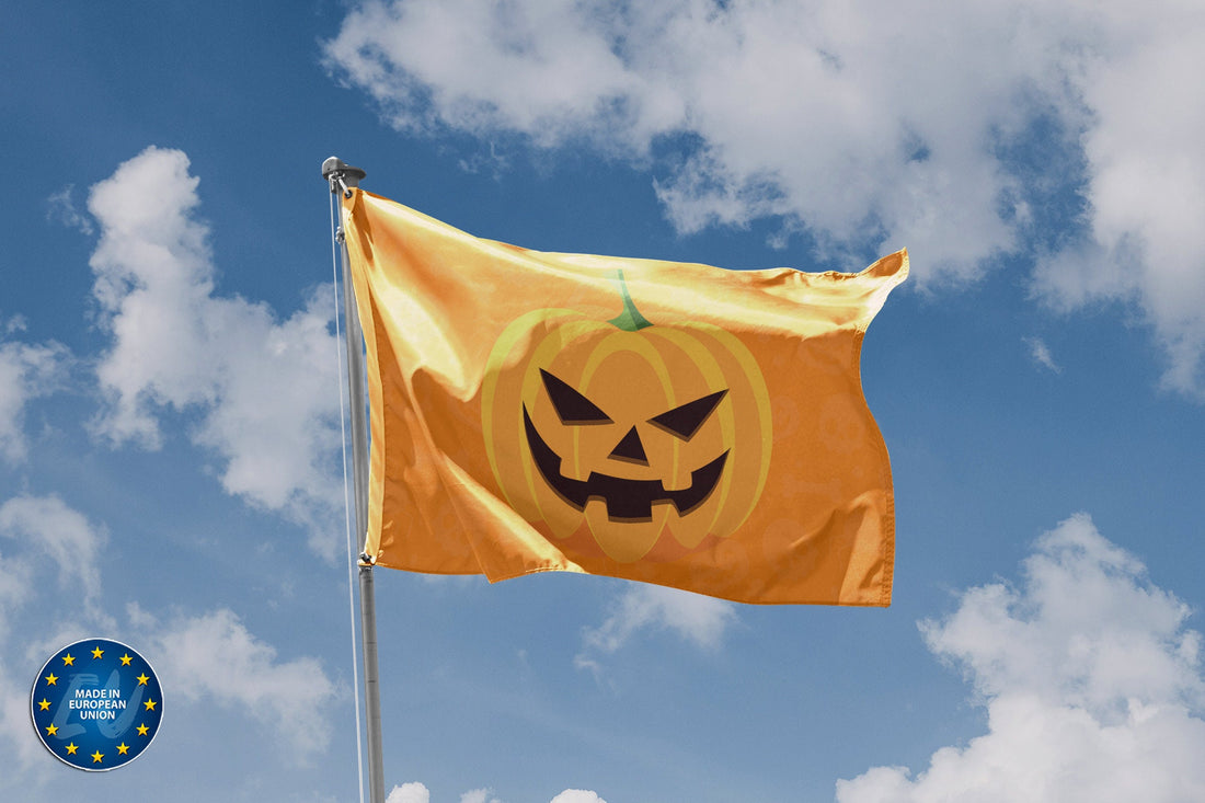 Crazy Pumpkin Orange Flag - Flag Republic