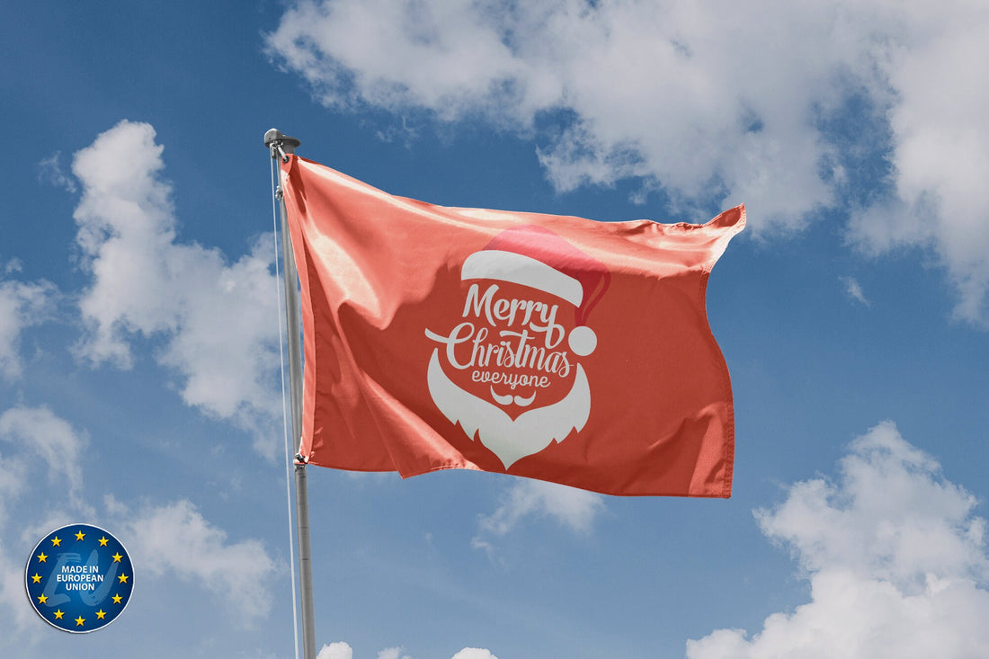 Merry Christmas Everyone Flag