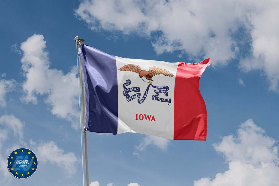 Old Iowa State Flag - Flag Republic