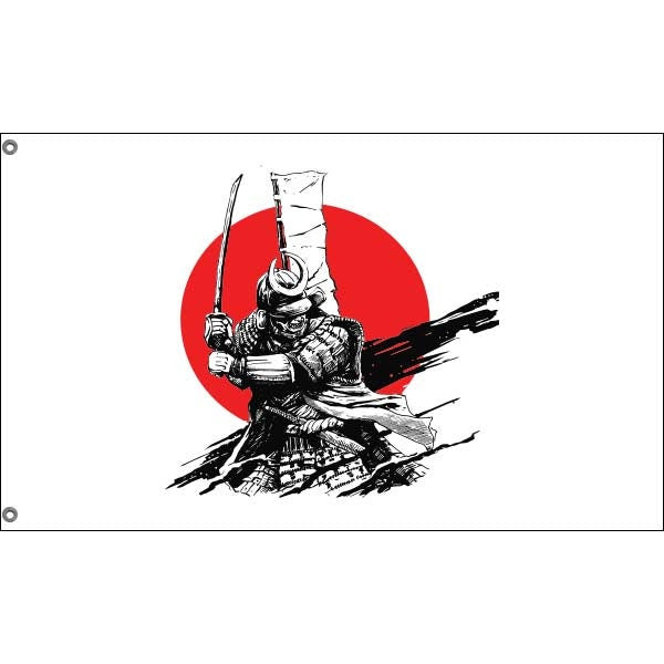 Beasty Samurai Fighter Flag - Flag Republic