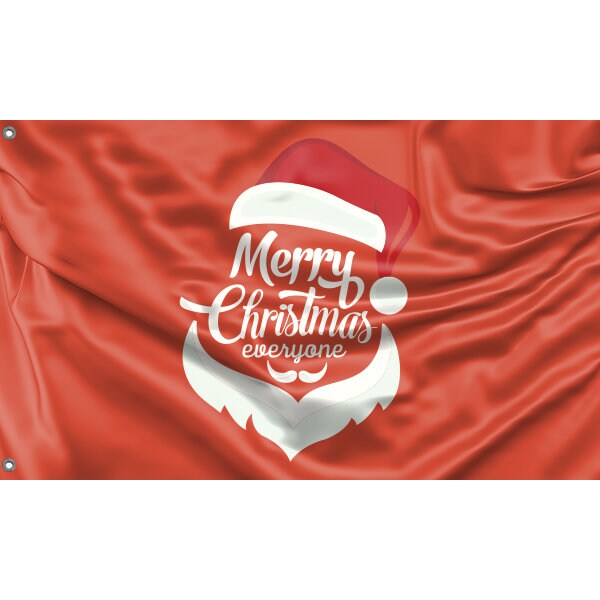 Merry Christmas Everyone Flag