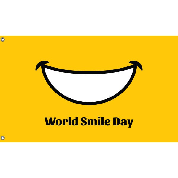 World Smile Day Flag - Flag Republic