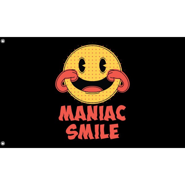 Maniac Smile Flag