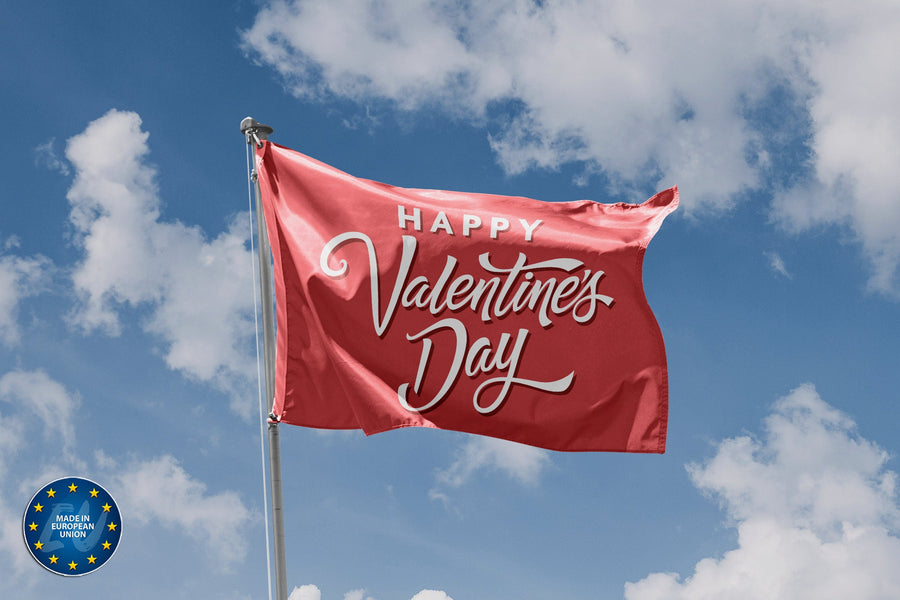 Happy Valentine's Day Red Flag