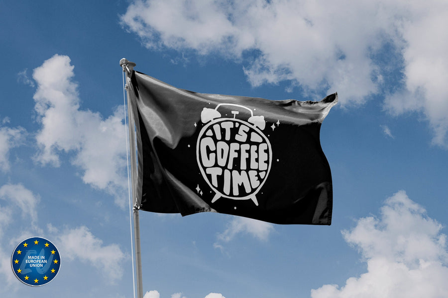 It's Coffee Time Flag - Flag Republic