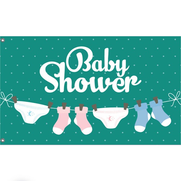 Baby Shower Flag