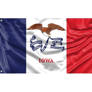 Old Iowa State Flag - Flag Republic