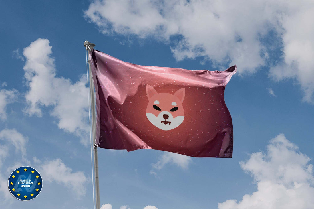 Shiba Inu Crypto Flag