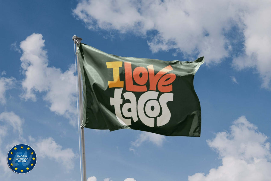 I Love Tacos Flag