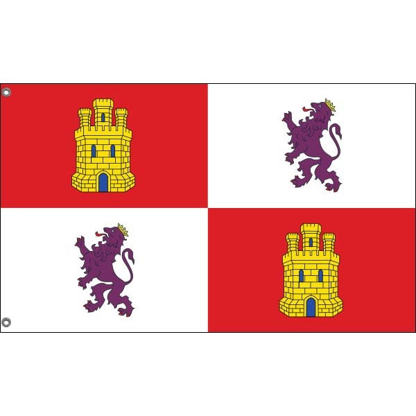 Lions and Castles Flag, Royal Standart of Spain