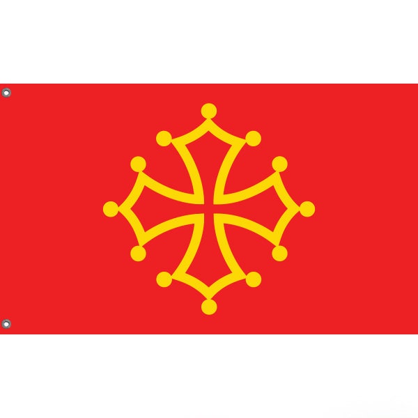 Midi-Pyrenees Region Flag - Flag Republic