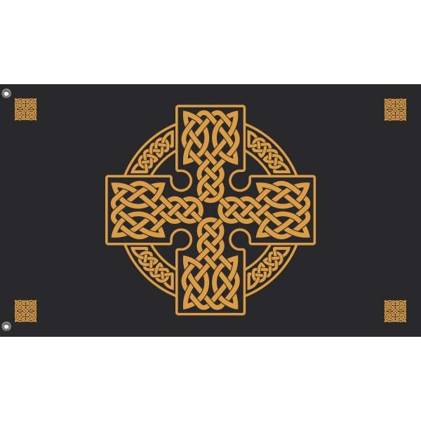 Ancient Celtic Cross Flag