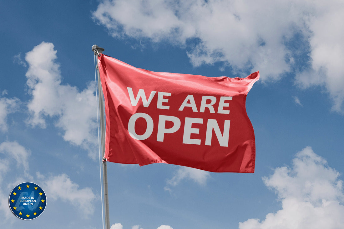 We Are Open Flag