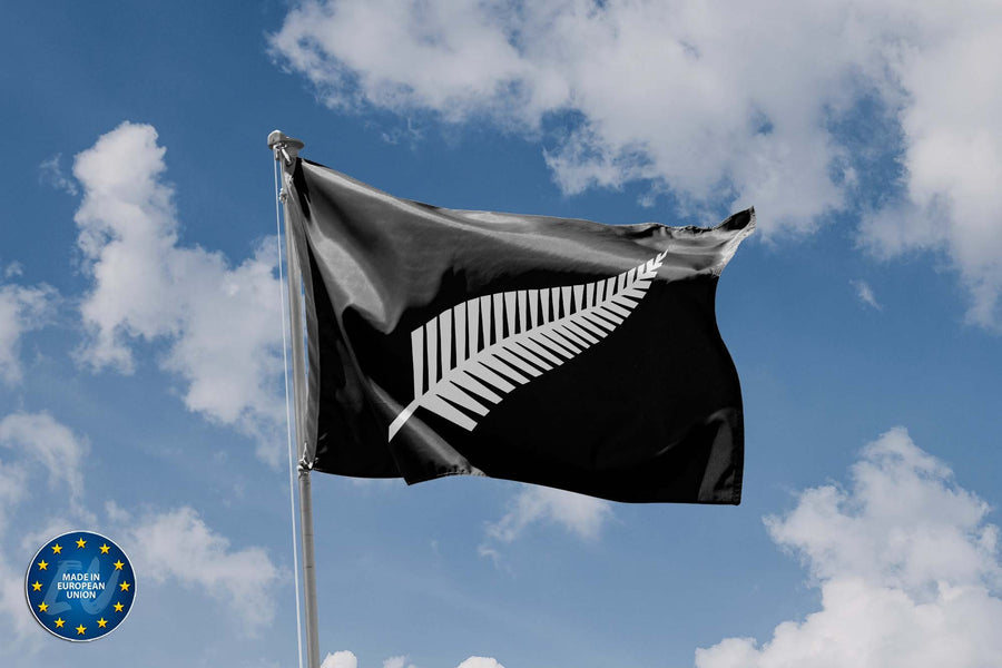 Silver Fern, Unofficial New Zealand Flag - Flag Republic