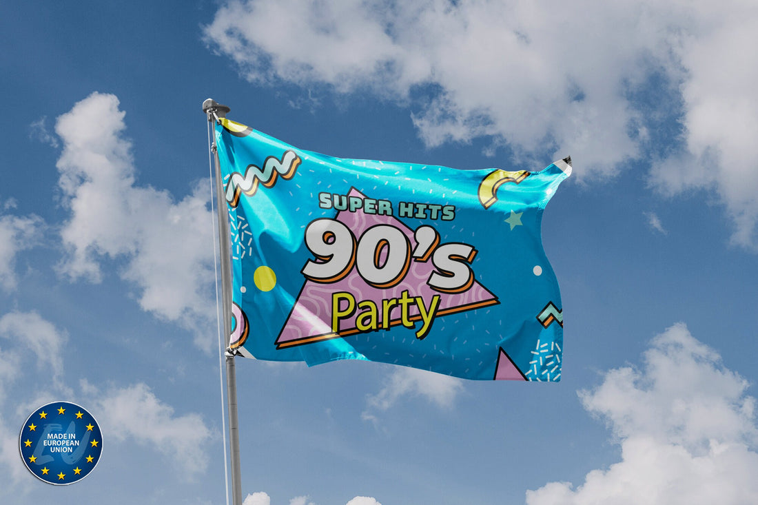 Super Hits 90's Party Flag - Flag Republic