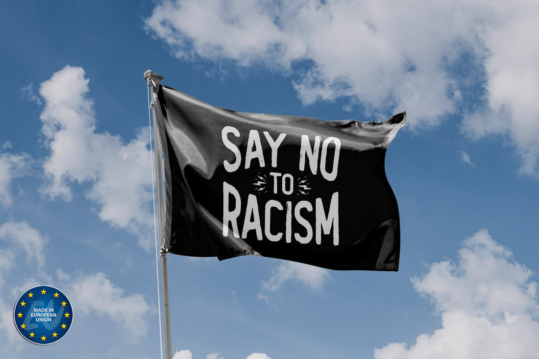 Say No To Racism Flag