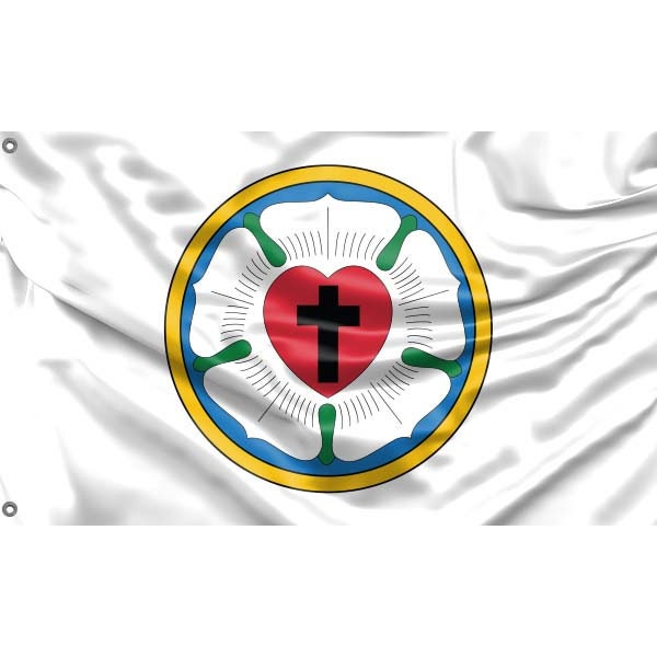 Lutheran Rose Flag