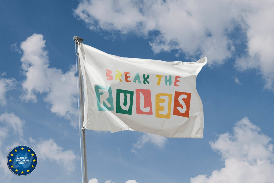 Break The Rules Flag - Flag Republic