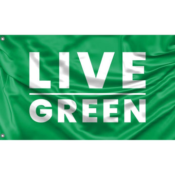 Live Green Flag - Flag Republic