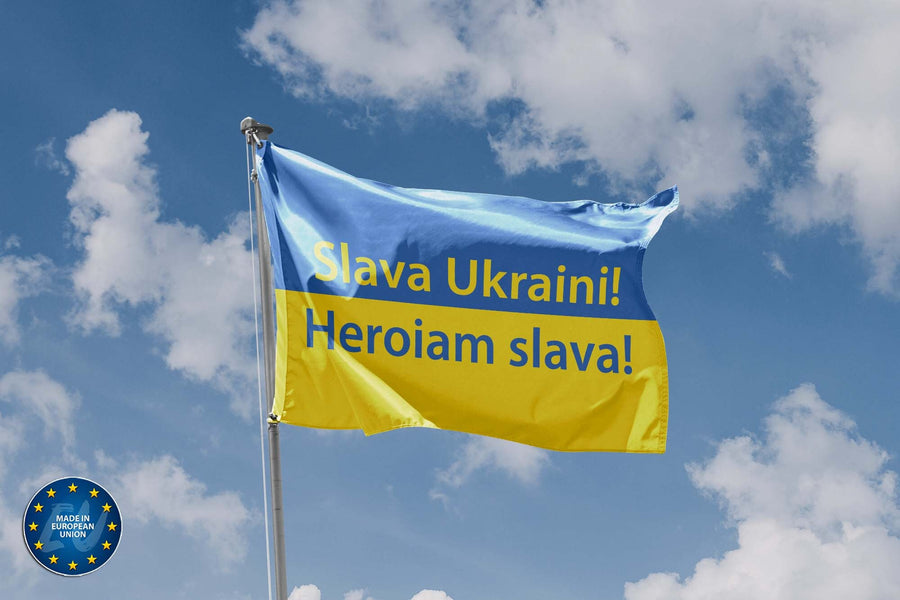 Slava Ukraini! Heroiam slava! Flag - Flag Republic