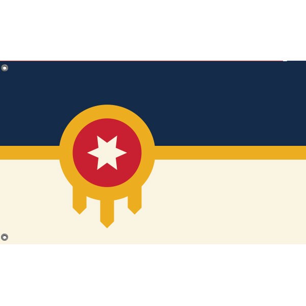 Flag of Tulsa, Oklahoma - Flag Republic