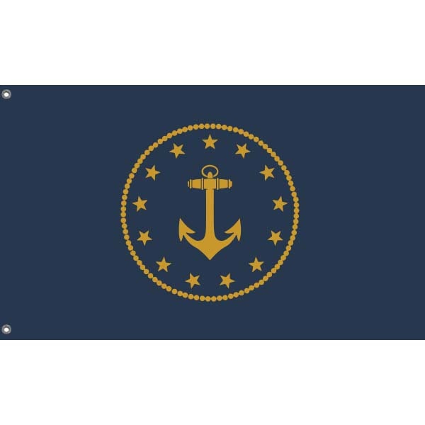 Redesigned Rhode Island State Flag | The Great American Redesign Proje - Flag Republic