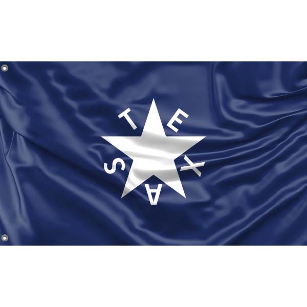 Historic De Zavala Texas Flag - Flag Republic