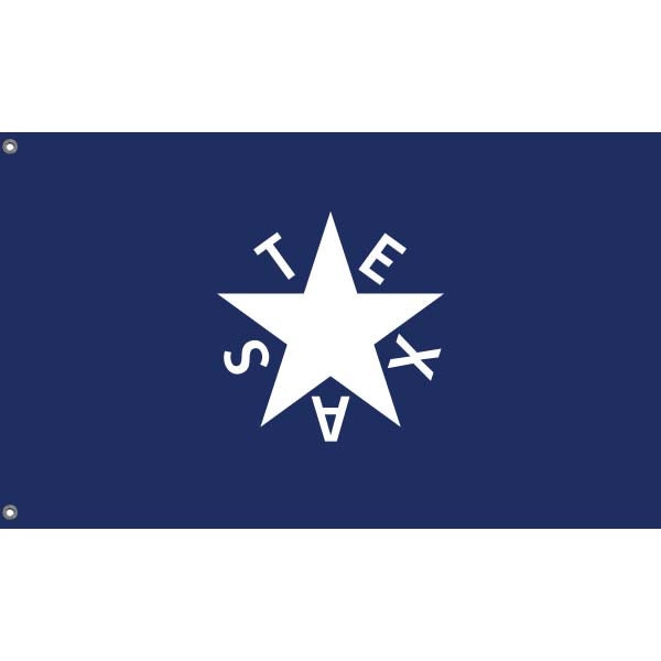 Historic De Zavala Texas Flag - Flag Republic