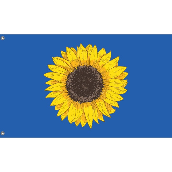 Ukraine Sunflower Flag - Flag Republic