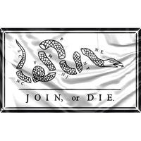 Join or Die Flag (Benjamin Franklin) Flag - Flag Republic