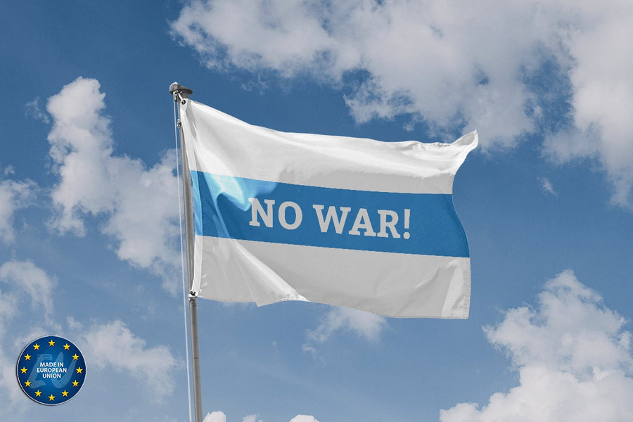 No War Russian Anti War Protest Flag - Flag Republic