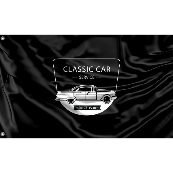 Classic Car Service Flag - Flag Republic